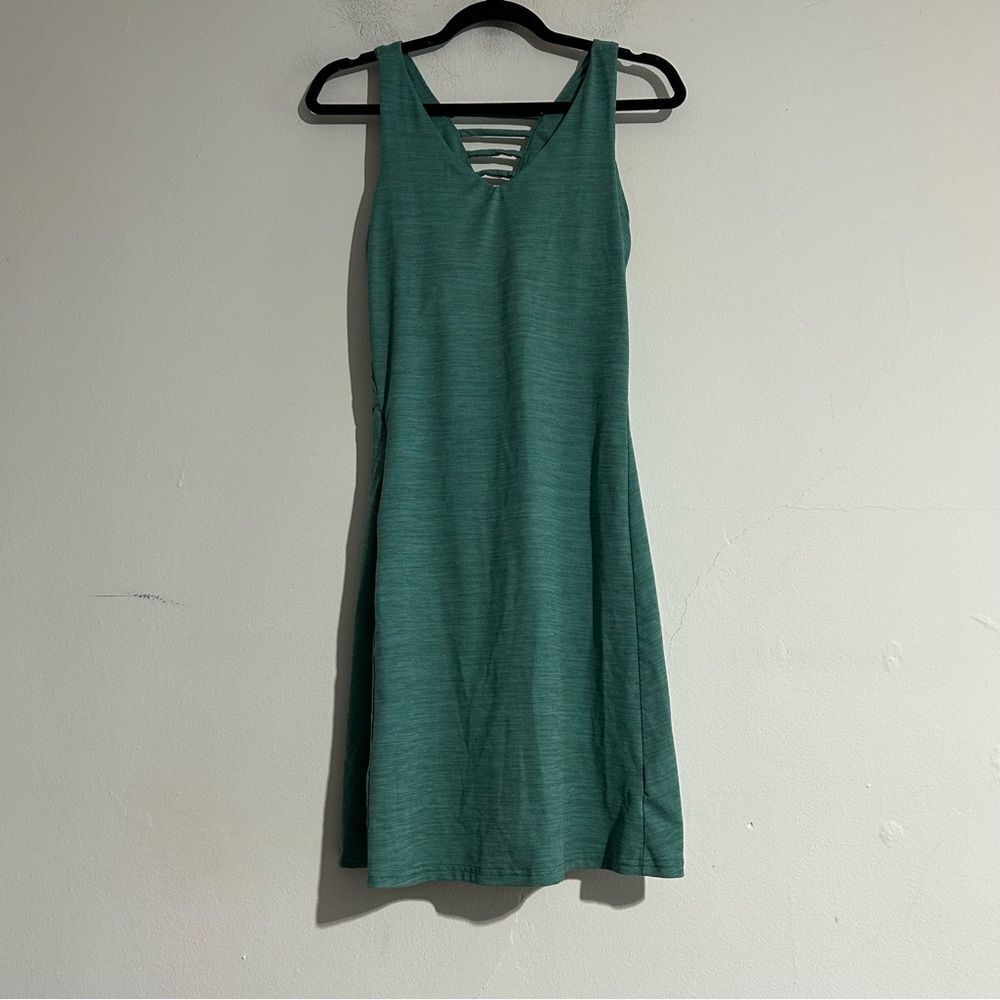 Toad&Co Tech Tomboy Tank Mini Dress Medium Athletic Casual Summer Travel Outdoor